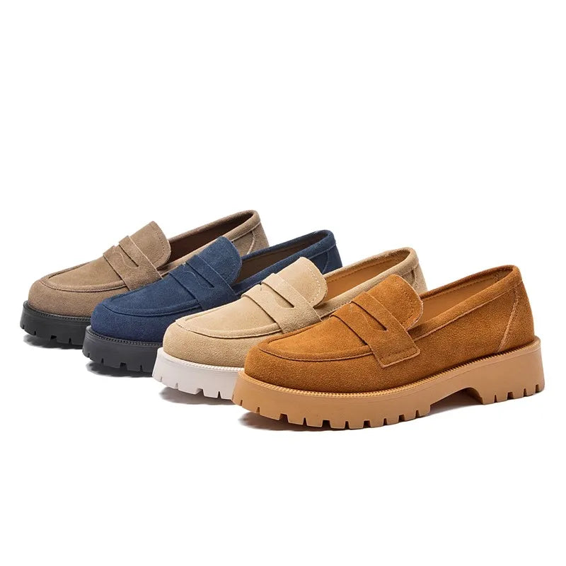 Mocassin femme style britannique
