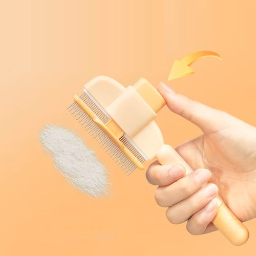 CleanSweep Self-Cleaning Pet Brush